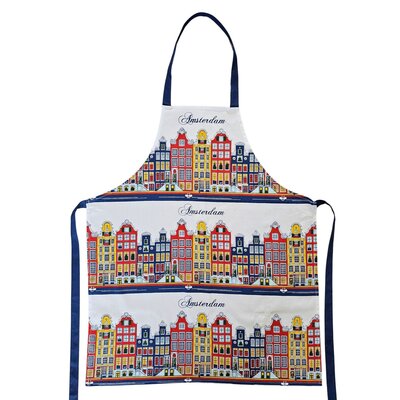 TTD Gifts Kitchen Apron - Gabled Houses - Amsterdam - Colored