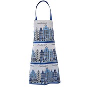 TTD Gifts Küchenschürze – Giebelhäuser – Amsterdam – Delfter Blau