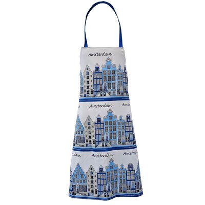 TTD Gifts Keukenschort - Gevelhuizen  - Amsterdam - Delfts blauw