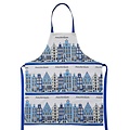 TTD Gifts Küchenschürze – Giebelhäuser – Amsterdam – Delfter Blau