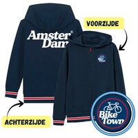 Fox Originals Kinder hoodie met rits   - Cooper A'dam