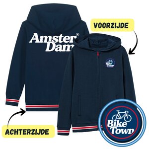 Holland fashion Kinder hoodie met rits   - Cooper A'dam