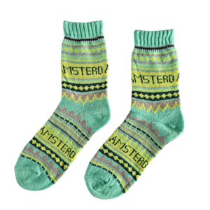 TTD Gifts Sokken Nordic Amsterdam Groen maat 35-41
