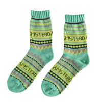 TTD Gifts Sokken Nordic Amsterdam Groen maat 40-46