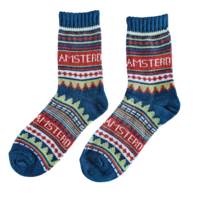 TTD Gifts Nordic Amsterdam Navy socks size 40-46