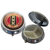Matix Pill box Amsterdam-Holland - Silver-colored
