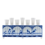 Heinen Delfts blauw Tulpenvase Birdcage Rechteck Cabinet des Fleurs