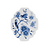 Heinen Delfts blauw Applikation Vögel Cabinet des Fleurs