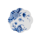 Heinen Delfts blauw Applique Bloem Cabinet des Fleurs