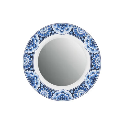 Heinen Delfts blauw Spiegelbrett Cabinet des Fleurs