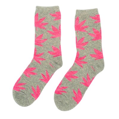 Holland sokken Damensocken - Sportgrau - Cannabis Größe 36-42