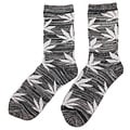 Holland sokken Damensocken mit weißem Cannabisblatt - Größe 36-42