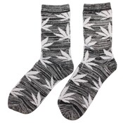 Holland sokken Damessokken met wit cannabisblad - maat 36-42