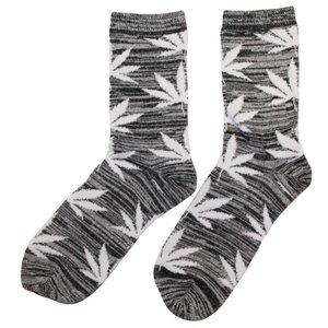 Holland sokken Damessokken met wit cannabisblad - maat 36-42