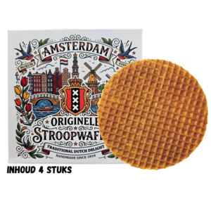 Stroopwafels (Typisch Hollands) Stroopwafels in nostalgisch doosje Amsterdam - Classic