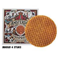Stroopwafels (Typisch Hollands) Stroopwafels in nostalgisch doosje Amsterdam - Iconen