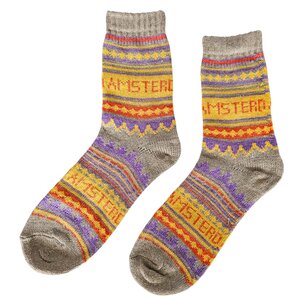 TTD Gifts Sokken Nordic Amsterdam Beige maat 40-46
