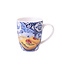Heinen Delfts blauw Holland Mug - Delft blue - Clogs - Orange tulip
