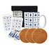 Typisch Hollands Old Holland Geschenkset mit Stroopwafeln, Tasse, Spielkarten und Holzclogs