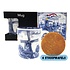Typisch Hollands Geschenkset stroopwafels en mok - Delfts blauwe molens - Compact cadeau