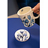 Typisch Hollands Onderzetter  - Holland Sunblush -wit blauw