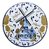 Typisch Hollands Holland Coaster - Delft blue windmill and golden tulip decoration