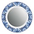 Heinen Delfts blauw Mirror board Cabinet des Fleurs
