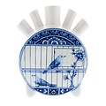 Heinen Delfts blauw Tulpenvaas Vogelkooi Rond Cabinet des Fleurs