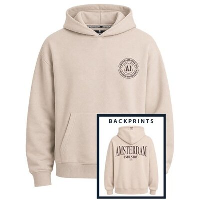 TTD Gifts Hoodie Amsterdam Industy -  Fireman Latte