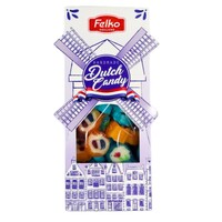 Felko Holländische Süßigkeiten – Windmühlenverpackung (Delftblaue Schachtel)