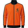 TTD Gifts Oranje trainingsjack  met rits -Holland Oranje zwarte Leeuw