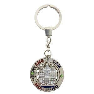 Matix Silver Spinner Keychain Amsterdam Canals | Typically Dutch
