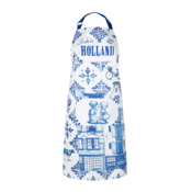 Memoriez Luxe keukenschort - Delfts blauw - Holland