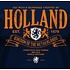 Fox Originals Holland T-Shirt blue with orange text - Lions and coat of arms