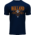 Fox Originals Holland-T-Shirt, blau mit orangefarbenem Aufdruck – Löwen und Wappen