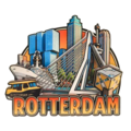 Matix Magneet Rotterdam Sunset -  Rotterdam iconen