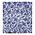 Typisch Hollands Geschirrtuch – Delfter Blau, florales Muster – Tulpen, Blumen und Vogel
