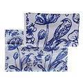 TTD Gifts Kitchen textile package Delft Blue Flowers - Tulips and Birds