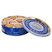Becky`s Large tin - brittle coffee biscuits with a rich buttery flavour.