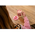 Ter Steege souvenirs Pink mug with orange-red tulips and butterfly.