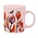Ter Steege souvenirs Mok rose met oranje-rode tulpen en vlinder.
