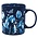 Ter Steege souvenirs Mok blauw met wit-blauwe tulpen en vlinder