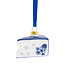 Heinen Delfts blauw Kerstornament Kaas - Delfts blauw