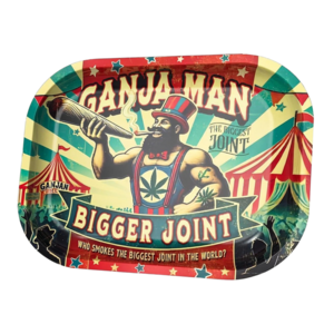 Typisch Hollands Ganja Men Metall-Drehunterlage (18x14 cm) | Typisch niederländisch