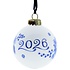 Heinen Delfts blauw Christmas bauble 2026 - Delft Blue - Ceramic - 7 cm