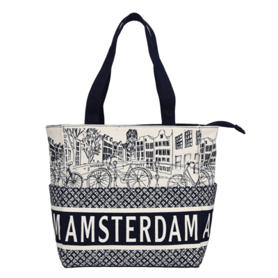 Robin Ruth Fashion Luxury Amsterdam - Shoulder/Handbag - Denim - Dark Blue