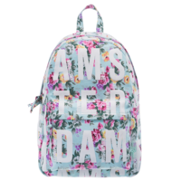 Robin Ruth Fashion Rugtas - Bloemen - Amsterdam - Mintgroen