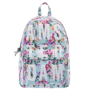 Robin Ruth Fashion Backpack - Flowers - Amsterdam - Mint Green