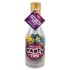 Becky`s Party bottle with fruity Jelly beans - Party time