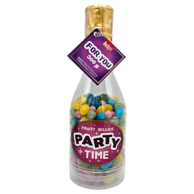 Becky`s Feestfles met fruitige- Jelly beans -  Party time